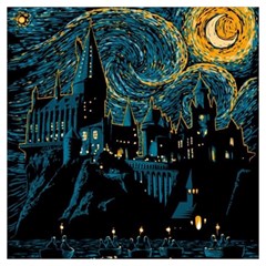 Hogwarts Castle Van Gogh Lightweight Scarf  by Mog4mog4