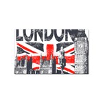 Big Ben City Of London Sticker Rectangular (100 pack) Front