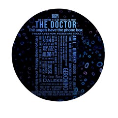 Doctor Who Tardis Mini Round Pill Box by Mog4mog4