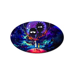 Cartoon Parody In Outer Space Sticker (oval) by Mog4mog4