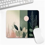 Spring Floral Plants Foliage Minimal Minimalist Large Mousepad Front