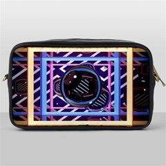 Abstract Sphere Room 3d Design Shape Circle Toiletries Bag (one Side) by Mog4mog4