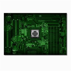 Technology Computer Chip Electronics Industry Circuit Board Postcard 4 x 6  (pkg Of 10) by Bakwanart