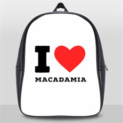 I Love Macadamia School Bag (large) by ilovewhateva