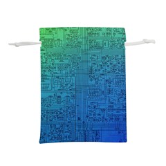 Blue And Green Circuit Board Wallpaper Circuit Board Sketch Lightweight Drawstring Pouch (l) by Bakwanart