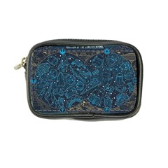 Position Of The Constellations Illustration Star Blue Coin Purse by Bakwanart