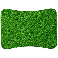 Green Grass Texture Summer Velour Seat Head Rest Cushion by 99art