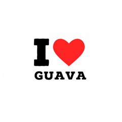 I Love Guava  Wooden Bottle Opener (round) by ilovewhateva