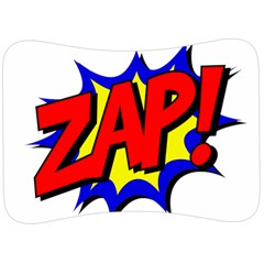 Zap Comic Book Fight Velour Seat Head Rest Cushion by 99art