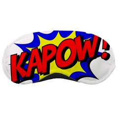 Kapow-comic-comic-book-fight Sleeping Mask by 99art