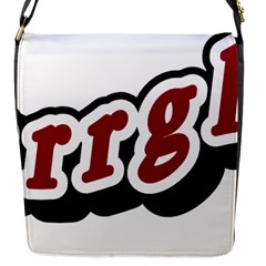 Comic-text-frustration-bother Flap Closure Messenger Bag (s) by 99art