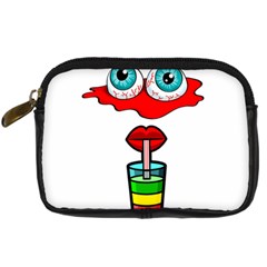 Animation-eyes-cartoon-cute-comic Digital Camera Leather Case by 99art