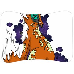 Fuchs-comic-music-wild-animal-cute Velour Seat Head Rest Cushion by 99art