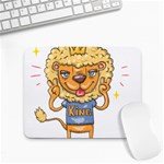 Animation-lion-animals-king-cool Small Mousepad Front