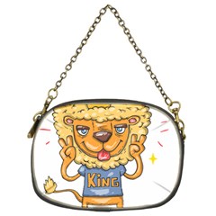 Animation-lion-animals-king-cool Chain Purse (two Sides) by 99art