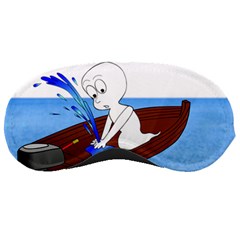 Spirit-boat-funny-comic-graphic Sleeping Mask by 99art