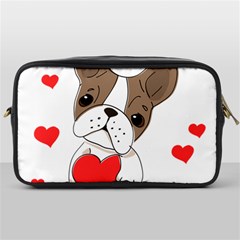 Animation-dog-cute-animate-comic Toiletries Bag (one Side) by 99art