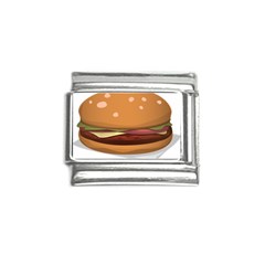 Hamburger-cheeseburger-burger-lunch Italian Charm (9mm) by 99art