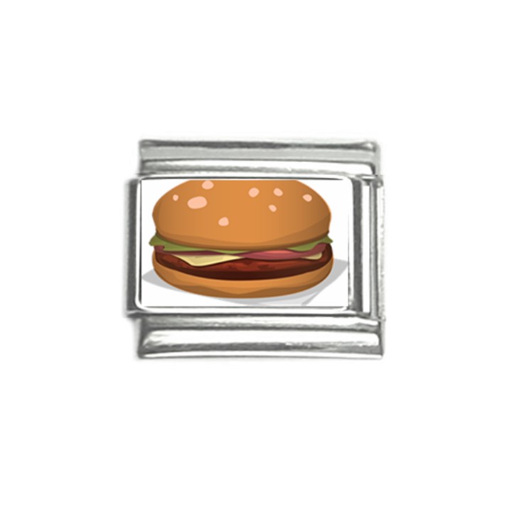 Hamburger-cheeseburger-burger-lunch Italian Charm (9mm)