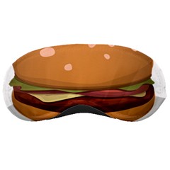 Hamburger-cheeseburger-burger-lunch Sleeping Mask by 99art