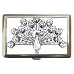 Peacock-plumage-display-bird Cigarette Money Case by 99art