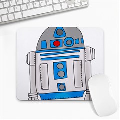 Technology-clip-art-r2d2 Large Mousepad by 99art