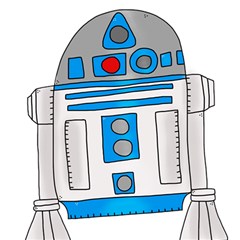 Technology-clip-art-r2d2 Play Mat (rectangle) by 99art