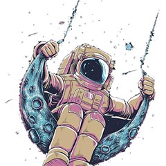 Drawing-astronaut Play Mat (square) by 99art