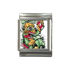 Scooter-motorcycle-graffiti Italian Charm (13mm) by 99art