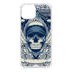 Skull Drawing Iphone 14 Tpu Uv Print Case by 99art