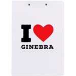 I love ginebra A4 Acrylic Clipboard Back