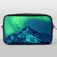 Aurora Borealis Sky Winter Snow Mountains Night Toiletries Bag (one Side) by B30l