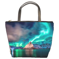 Amazing Aurora Borealis Colors Bucket Bag by B30l