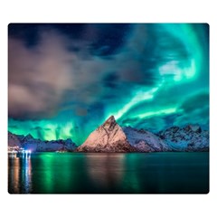 Amazing Aurora Borealis Colors Premium Plush Fleece Blanket (small) by B30l