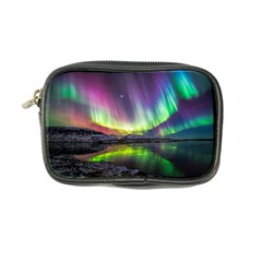 Aurora Borealis Polar Northern Lights Natural Phenomenon North Night Mountains Coin Purse by B30l