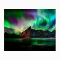 Aurora Borealis Nature Sky Light Small Glasses Cloth (2 Sides) by B30l