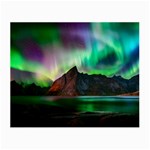 Aurora Borealis Nature Sky Light Small Glasses Cloth (2 Sides) Front