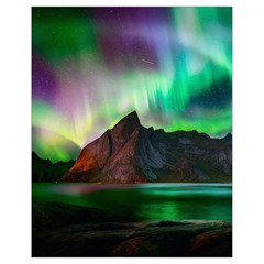 Aurora Borealis Nature Sky Light Drawstring Bag (small) by B30l