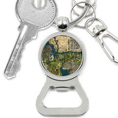 Map Illustration Gta Bottle Opener Key Chain by B30l