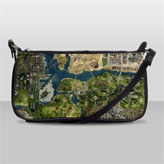 Map Illustration Gta Shoulder Clutch Bag by B30l