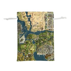 Map Illustration Gta Lightweight Drawstring Pouch (m) by B30l