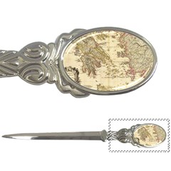 Map Of Greece Archipelago Letter Opener by B30l