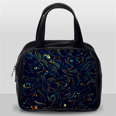 Colorful Abstract Pattern Creative Colorful Line Linear Background Classic Handbag (one Side) by B30l