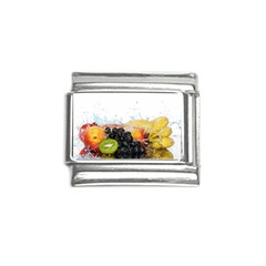 Variety Of Fruit Water Berry Food Splash Kiwi Grape Italian Charm (9mm) by B30l