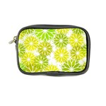 Flowers Green Texture With Pattern Leaves Shape Seamless Coin Purse Front