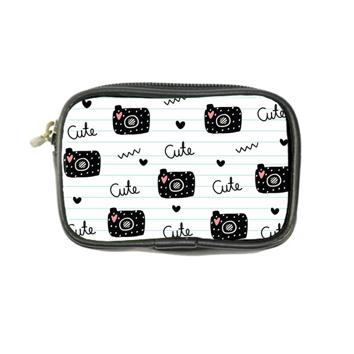 Cute Cameras Doodles Hand Drawn Coin Purse