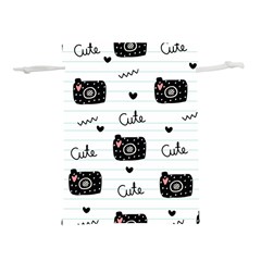 Cute Cameras Doodles Hand Drawn Lightweight Drawstring Pouch (s) by Cowasu