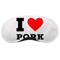 I Love Pork  Sleeping Mask by ilovewhateva