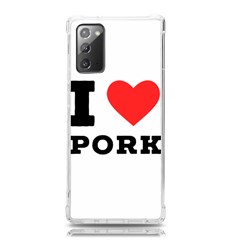 I Love Pork  Samsung Galaxy Note 20 Tpu Uv Case by ilovewhateva