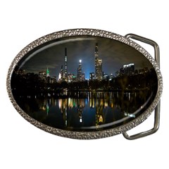 New York Night Central Park Skyscrapers Skyline Belt Buckles by Cowasu